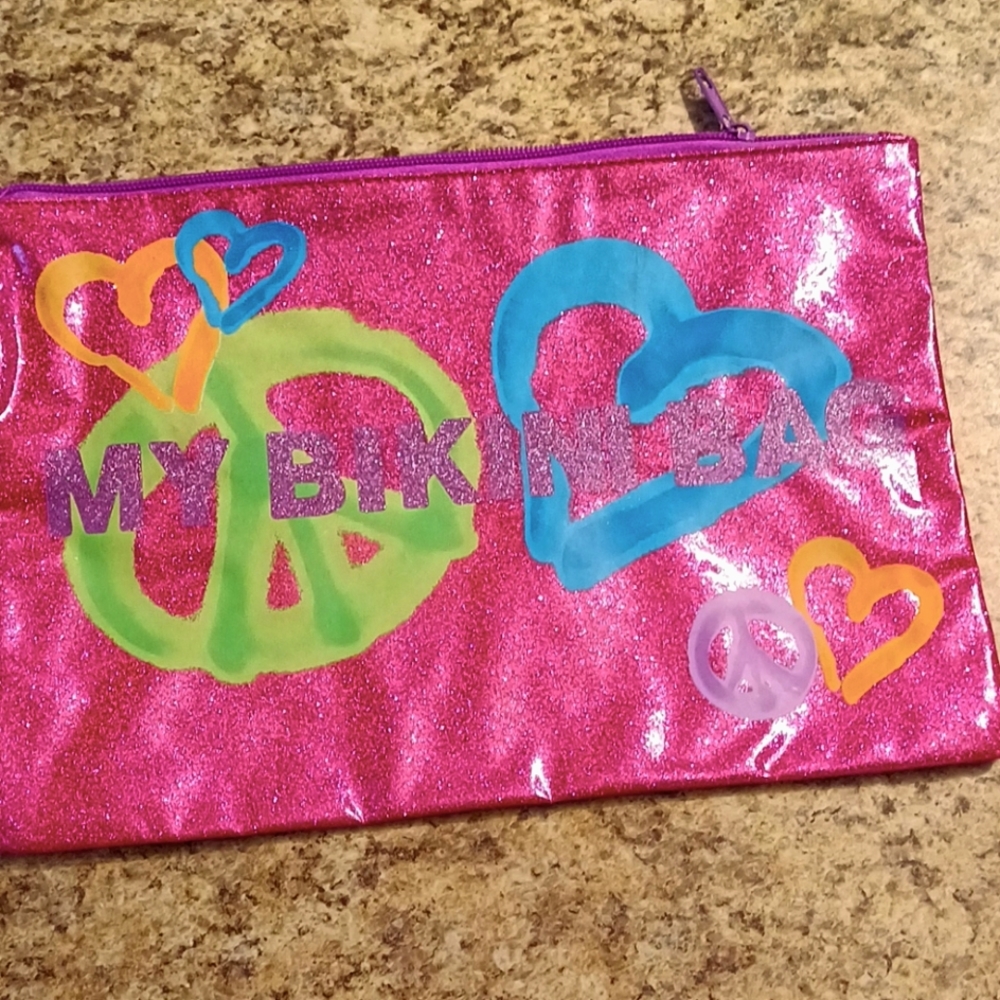 Justice swimsuit bag